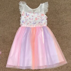 Girls' Butterfly Tulle Dress size 6